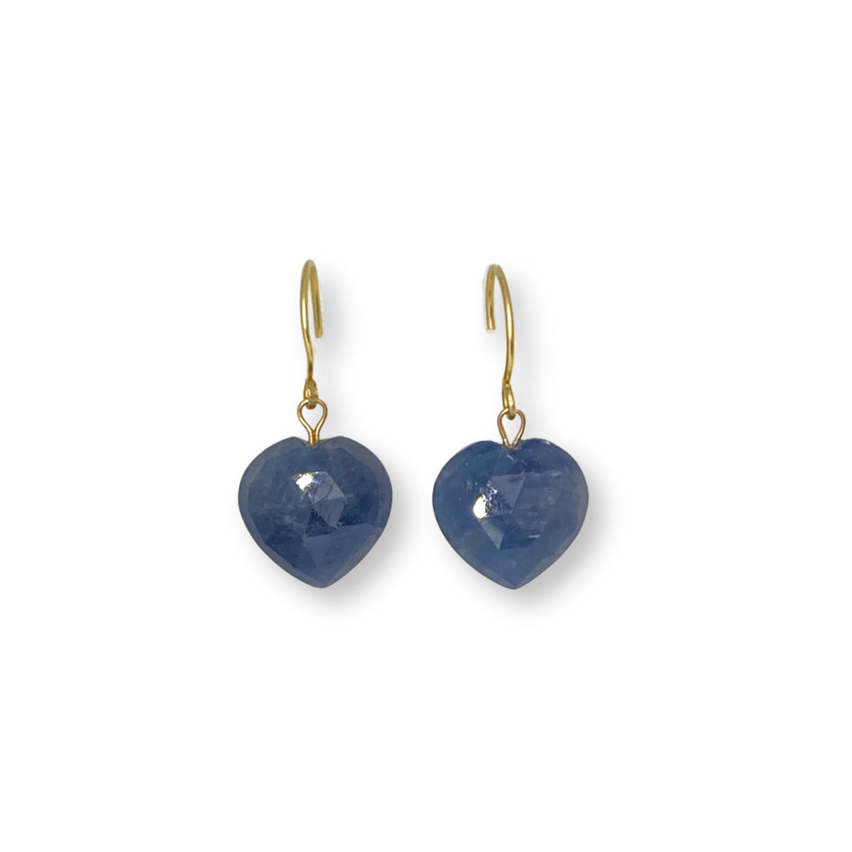 Azure Heart Earrings
