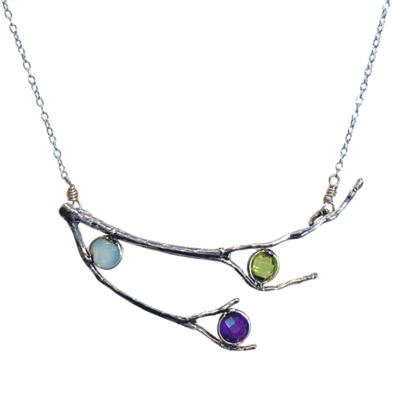 Birthstone Bloom Necklace - Susan Rodgers Designs