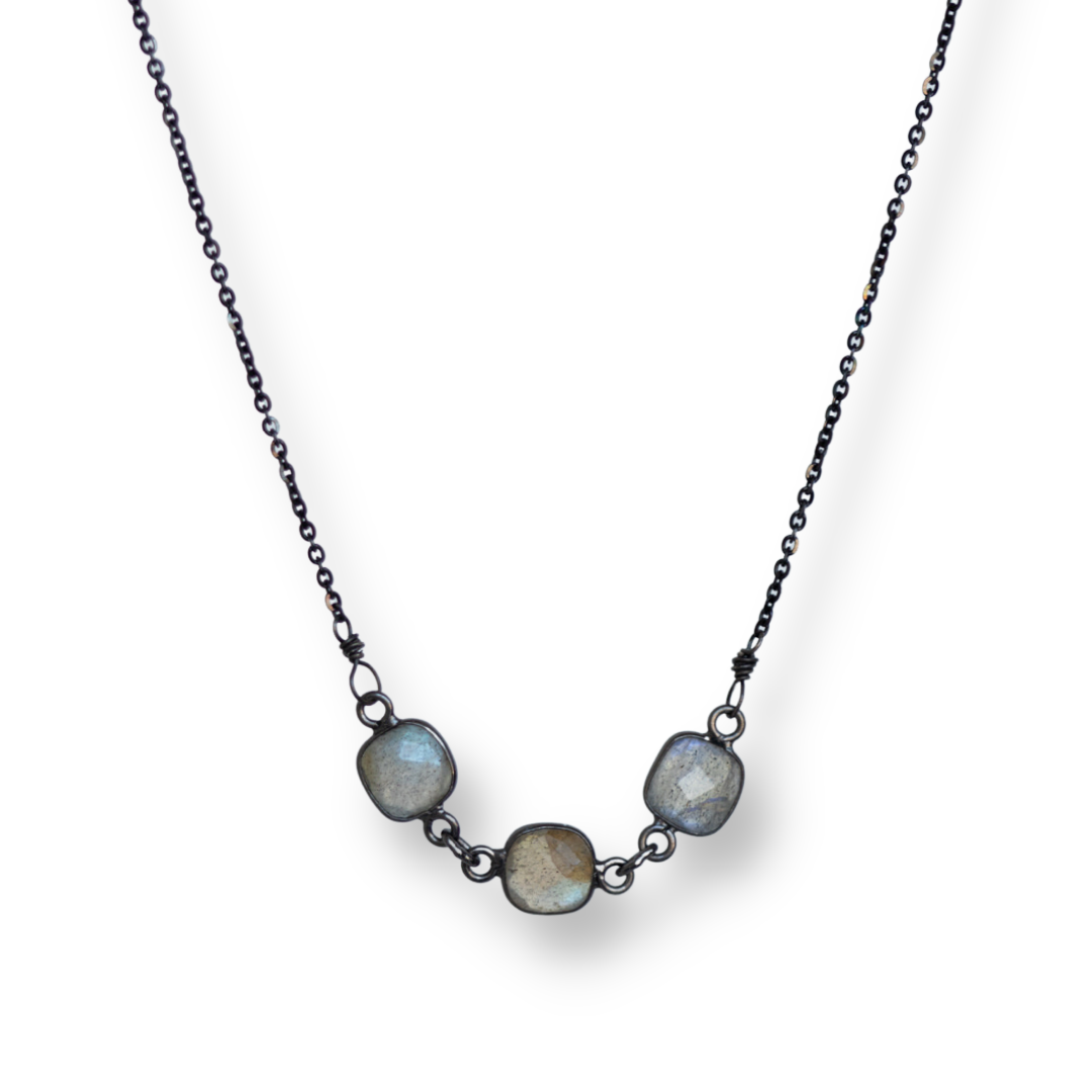 Triple Labradorite Necklace - Susan Rodgers Designs