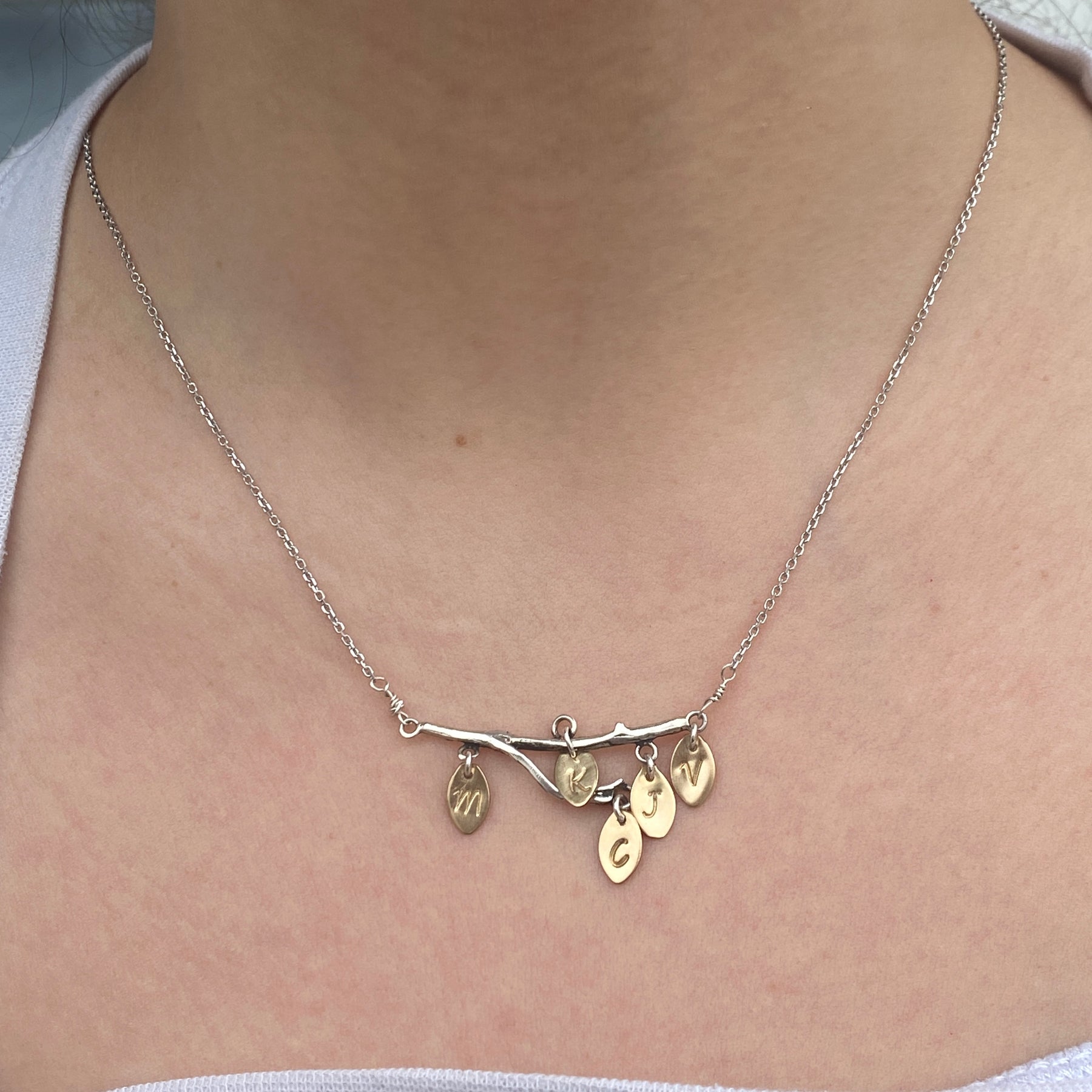 Cherish Personalized Branch Necklace