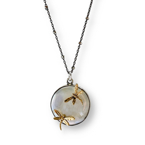 Ebony Jewelwing Necklace - Susan Rodgers Designs
