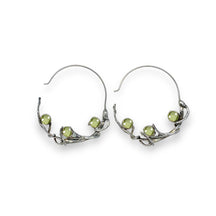 Maleficent Hoops with stones - Susan Rodgers Designs
