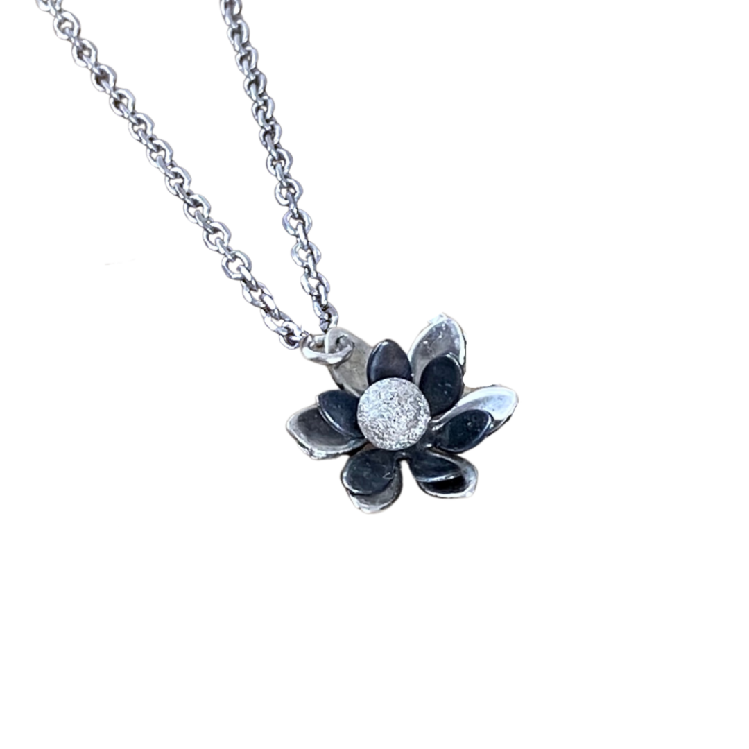 Small Lotus Necklace - Susan Rodgers Designs