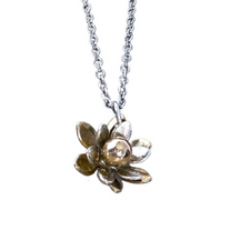 Small Lotus Necklace - Susan Rodgers Designs